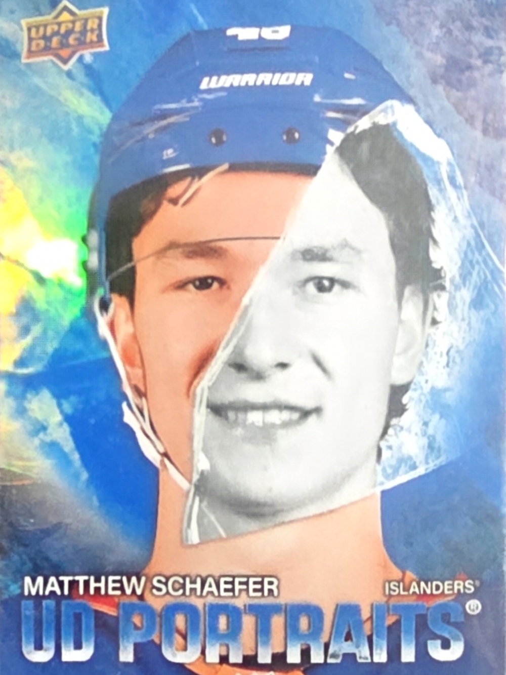 Matthew Schaefer 2025-26 Series 2 UD Portraits Rookie Card